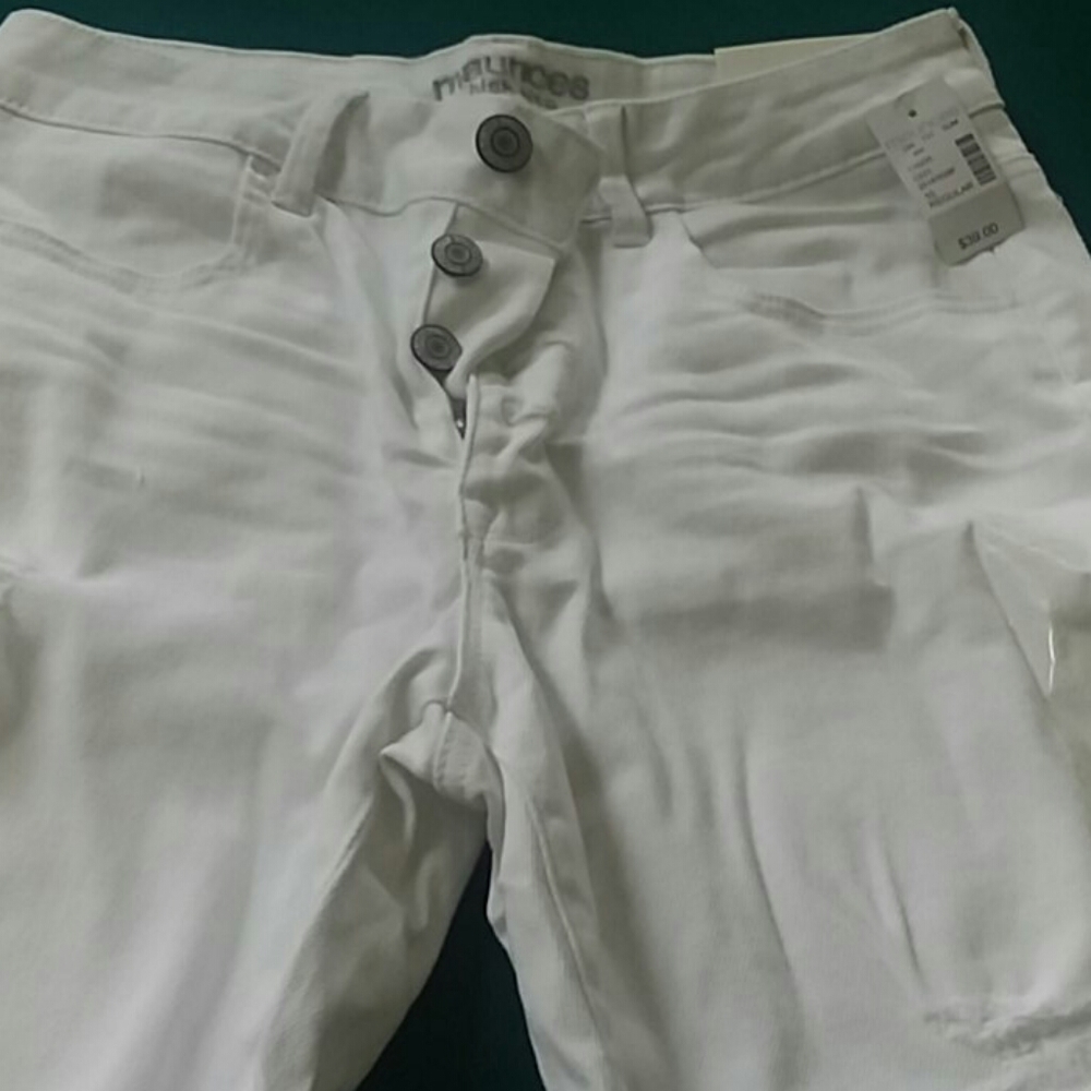 White vintage jegging high rise